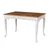 Hanah Home Trpezarijski sto na razvlačenje Albero29, 80x75-160 cm, Smeđe-beli