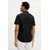 HUGO Srajca Ellino 50560584 Črna Relaxed Fit