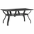 vidaXL Vrtni stol sivo-crni 140 x 70 x 70 cm od čelika i stakla