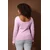 Trendyol Curve Ženska bluza Tbbaw26Af00112, Roze