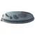 Toaletna sjedala s mekim zatvaranjem 2 pcs Sivi 44 x 38 cm