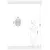 Opviq Zidna lampa E27 Socket, Crna