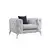 Atelier del Sofa Fotelja Como 108x73x90cm Svetlosiva