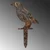 Atelier Del Sofa Dekorativna figura Bird -A 03, 37x23 cm, 1.5 mm