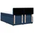 Vidaxl Box spring postelja z vzmetnico modra 160x200 cm blago