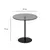 Hanah home Klub sto Chill 50x50x50cm Crno-Tamnosivi