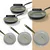 Set posod BE Living Set tava Essential Black 20-24-28 cm