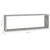 Kockaste zidne police 2 kom boja betona 80x15x26,5 cm drvene