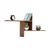Hanah Home Zidna polica Raf-04-Oo-1, 100x50x18 cm, Orah