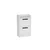 Hanah Home Noćni ormarić Luses, 45x29.6x79.4 cm, Beli