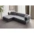 ATELIER DEL SOFA Ugaona garnitura Petra Left Dark Grey
