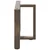 Noge za klub stolić T-oblika 2 kom Crne 60x25x(42-43) cm Čelik