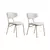 Hanah Home Set trpezarijskih stolica Nancy , 2 komada, Beli