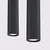 Sollux SL.1574 - Viseći luster na sajli KARBON 2xGU10/10W/230V crni