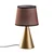 Opviq Stona lampa Kona-15485, Zlatno-braon