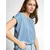 TOM TAILOR DENIM Majica modra/svetlo modra