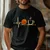 Camiseta Muška majica sa štampanim printom Cam 4010, Crna