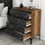 HANAH HOME Komoda Lizbon 541 Walnut Black