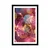 Plakat s paspartujem bleščeča abstrakcija - 20x30 white