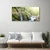 tulup.si Slika na steklu Rainbow slap narava stream 125x50 cm 2 obešalnika