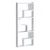Hanah Home Polica 60?x150x15cm Bela