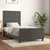 Vidaxl Posteljni okvir brez vzmetnice temno siv 90x190 cm žamet