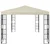 Vidaxl Paviljon 3x4 m krem