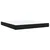 Vidaxl Box spring postelja z vzmetnico črna 180x200 cm žamet