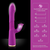 HiSmith HSG007 Conner Telescopic Dual Stimulation Vibrator Purple