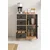 Hanah Home višenamenski ormarić Elmar, 66 cm, hrast Sonoma / antracit