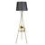 Aberto Design Podna lampa Venedik, 165 cm, 30 cm, E27, Crna