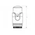 Diamond TERMOSTATSKA GLAVA ZA RADIATOR M30 BELA
