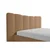 MID.YOU OBLAZINJENA POSTELJA 180 cm  x 200 cm , les, tekstil, leseni material terakota