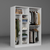 Hanah Home Ormar Kardelen 1600-99, 140x180x51,8 cm, Beli
