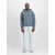 ALPHA INDUSTRIES Majica golobje modra/bela