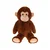 Plush Friends opica plišasta 80cm temno rjava