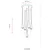 Opviq Luster AV-4236-5ET, 90x33cm, IP20, 220V-240 V, Zlatno-crne boje