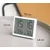 shumee Večnamenska digitalna budilka Termometer Higrometer LCD Magnetna bela