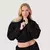GymBeam Women‘s NEO Zip-Up Sweatshirt Black