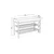 Hanah Home cipelarnik Lotus, 30 cm, antracit
