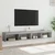 TV ormarići s LED svjetlima 2 kom boja hrasta 100x30x30 cm