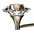 Där Lighting LUT0975 - Zidna lampa LUTHER 2xG9/40W/230V mesing