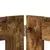 Vrata za pse s postoljem 4 pcs Dimljeni hrast 80 x 60 cm