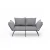 Atelier del Sofa Dvosed na razvlačenje Viper 2, Svetlosivi