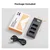 K&F CONCEPT Sony NP-FW50 3-pack Camera Charger with LCD Display/With Micro USB and Type-C cable