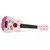 Eco Toys Drvena Gitara Za Decu Sa Metalnim Žicama, Roze