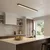 LED Plafonski/luster na sajli LED/44W/230V 3000K 120 cm crna