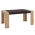 Homestyle4U Jedilna miza, 154x90,5x74,5 cm, črno-rjava