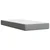 Vidaxl Box spring postelja z vzmetnico svetlo siva 80x200 cm blago