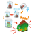 Vulkan z dinozavrom Dino World